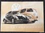 1951 VW Split Beetle / barndoor T1 brochure