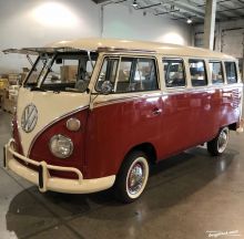 Te Koop - 1973 VW BUS DELUXE 15 windows, USD 40000