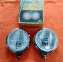 For sale - Hella 144 chrome fog lights lamp VW Beetle Mercedes, EUR 550