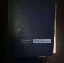 For sale - Volkswagen transporter Workshop manual, EUR 245