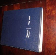 For sale - Volkswagen Workshop Manual 1500 / 1961, EUR 250