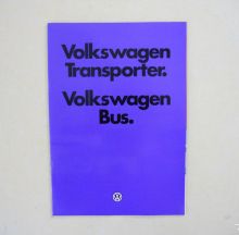 Vends - Prospekt VW Bus Transporter, CHF 50.-
