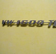 Vendo - Schriftzug VW 1600 TL, CHF 50.-