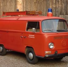 For sale - 1969 VW type 2 German fire brigade fire fighting vehicle pumping appliance TSF fully equipped panel van bay window LHD, EUR 39000