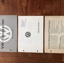 myydään - 1950 VW T1 Transporter barndoor brochures (3pcs), EUR 225