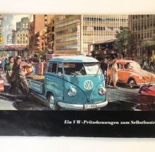 myydään - 1958 VW T1 “build your own pick-up brochure”- rare, EUR 95