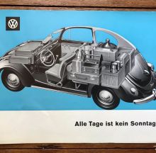 Verkaufe - 1962 VW Beetle RIMI accessories brochure *RARE*, EUR 85