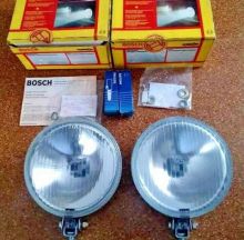 Verkaufe - Bosch chrome driving lights driving lamps vw porsche mercedes, EUR 399