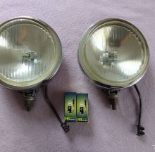 For sale - Bosch Halogen chrome fog lamps fog lights vw porsche mercedes w113 pagoda w111, EUR 450