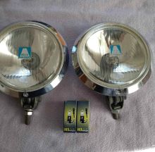 Verkaufe - Hella 144 chrome driving lamp light vw porsche , EUR 390