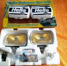 Verkaufe - Hella 155 yellow fog lights fog lamp vw porsche Jaguar xj NOS, EUR 750