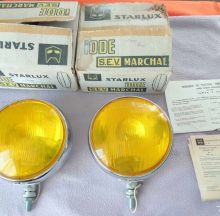 For sale - Marchal 709 chrome yellow fog lights vw porsche , EUR 975