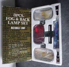 For sale - NOS 3 Pcs Fog & Back Lamp Set, EUR 165