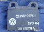 For sale - NOS VW brake pad set 311 615 115 A, USD 30