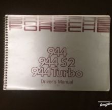 For sale - Porsche 944 Owners manual 1988, EUR 100