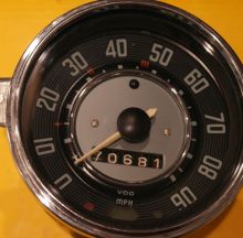 Verkaufe - Speedometer_Tachometer mph, EUR 250