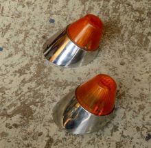 Typ 14 zwei schöne, gebrauchte Blinklampen vorne. 11/63 - 07/69 Teile Nr. 141 953 051 E