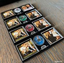 Vendo - Unearth Timeless Elegance with the Christopher Double Picture Frame Badge!, EUR €30