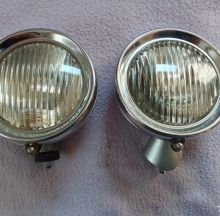 For sale - vintage Hella 105 chrome fog lights vw porsche , EUR 450