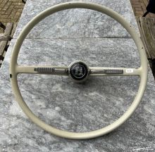 Verkaufe - Volkswagen Steering wheel ivory Bug Karmann Ghia Type 3 1961 - 1971, EUR €125 / $135