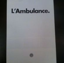 Verkaufe - Volkswagen transporter Ambulance, EUR 150