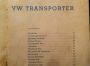 Vends - Volkswagen Transporter Owners manual 1958 , EUR 100