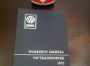 Volkswagen transporter Workshop manual