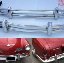 For sale - Volkswagen Karmann Ghia US type bumper (1970 – 1971) by stainless steel, USD 1