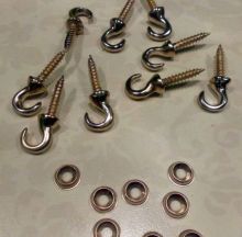 For sale - Westy SO23 hooks for Cargo Net and chandelier, EUR 45 set of 9 pieces