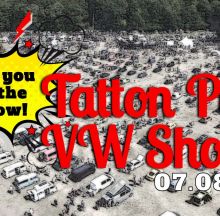 see you at Tatton Park VW Show 07.08.22